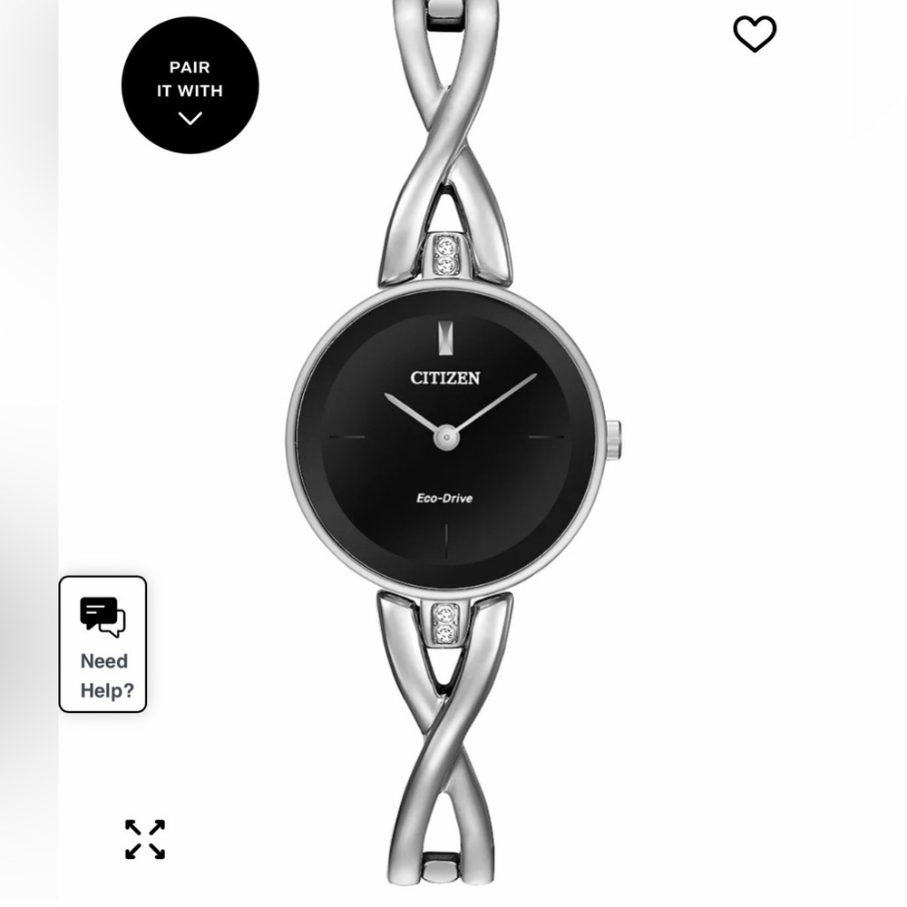 Citizen Eco-Drive Silhouette Ladies Watch New
